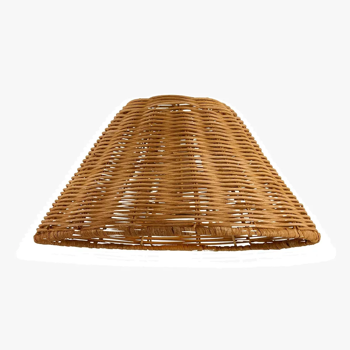 Cebu 22cm Tapered Lampshade - Dark Rattan by Perch & Parrow