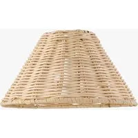Cebu 22cm Tapered Lampshade - Natural Rattan by Perch & Parrow, image 2
