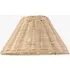 Cebu 22cm Tapered Lampshade - Natural Rattan by Perch & Parrow, image 3
