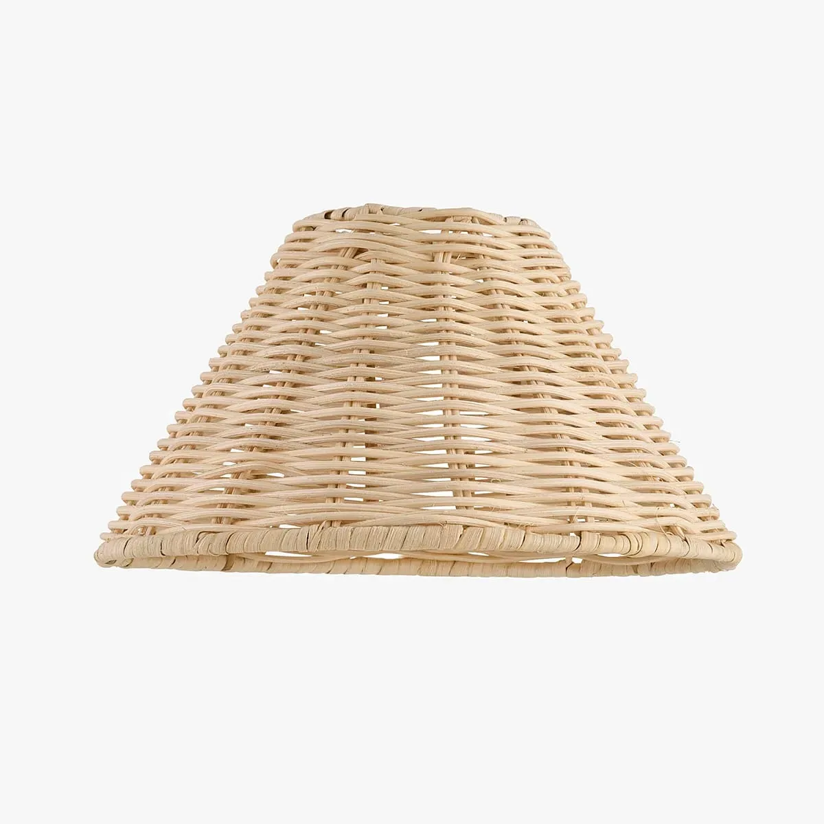 Cebu 22cm Tapered Lampshade - Natural Rattan by Perch & Parrow