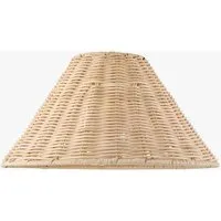Cebu 31cm Tapered Lampshade - Natural Rattan by Perch & Parrow, image 2