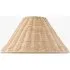 Cebu 31cm Tapered Lampshade - Natural Rattan by Perch & Parrow, image 3