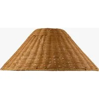 Cebu 52cm Tapered Lampshade - Dark Rattan by Perch & Parrow, image 2