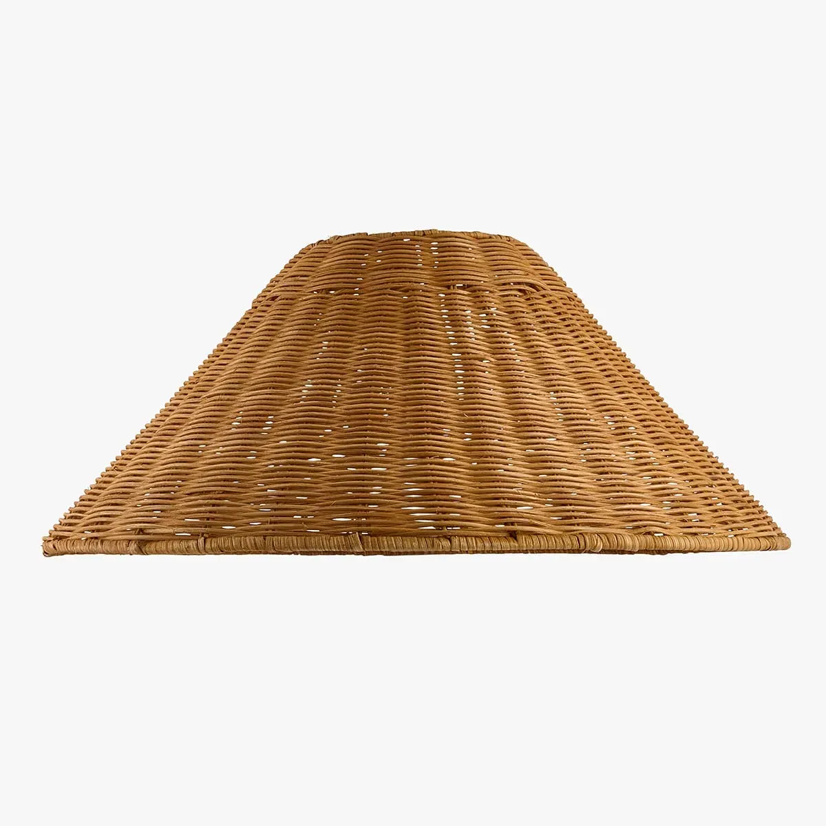 Cebu 52cm Tapered Lampshade - Dark Rattan by Perch & Parrow