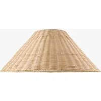 Cebu 52cm Tapered Lampshade - Natural Rattan by Perch & Parrow, image 2