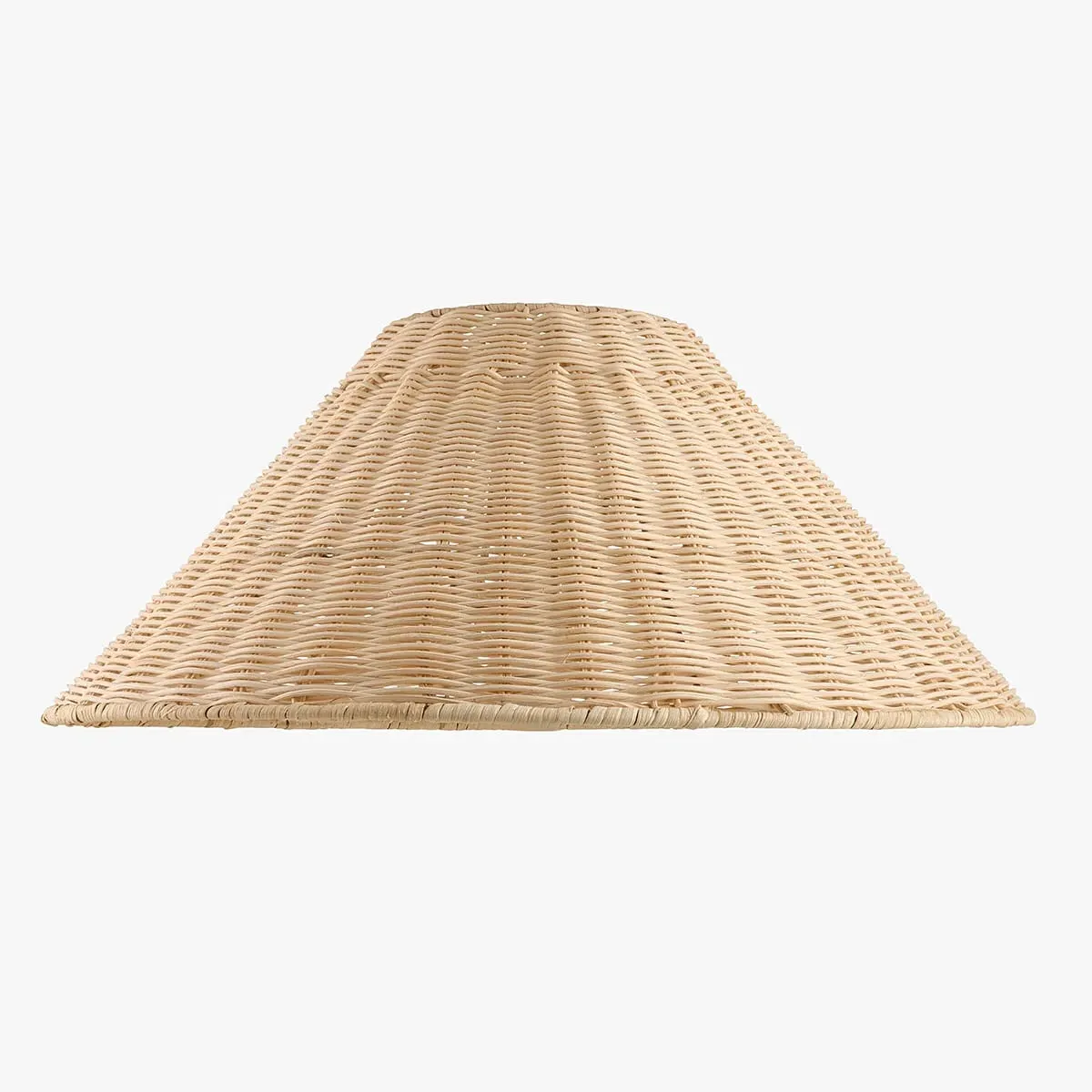 Cebu 52cm Tapered Lampshade - Natural Rattan by Perch & Parrow