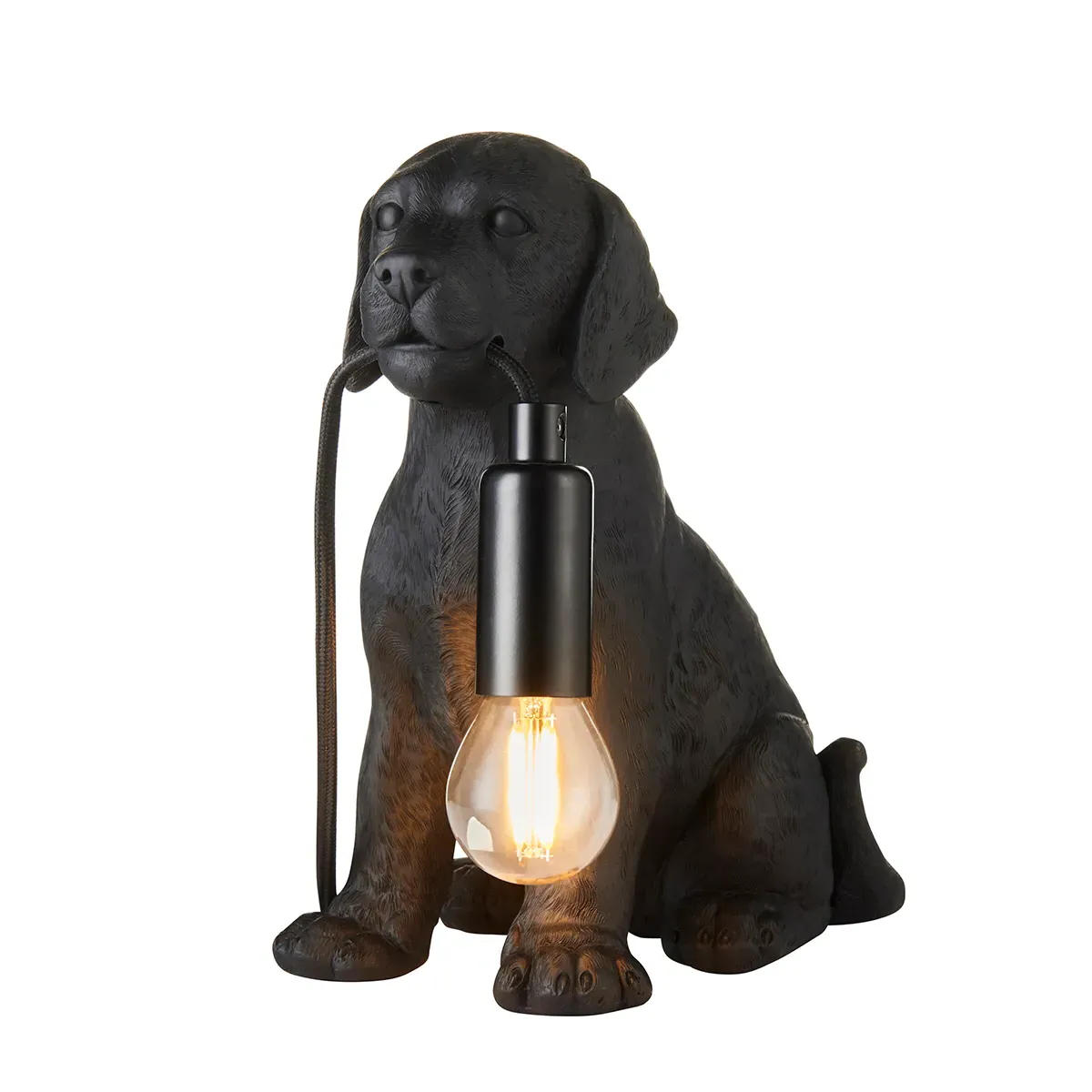 Chance Labrador Table Lamp - Black product