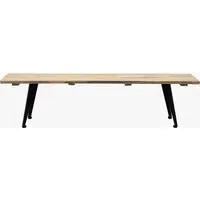 Chinwag Outdoor Dining Bench - Acacia Wood, Metal alternate view