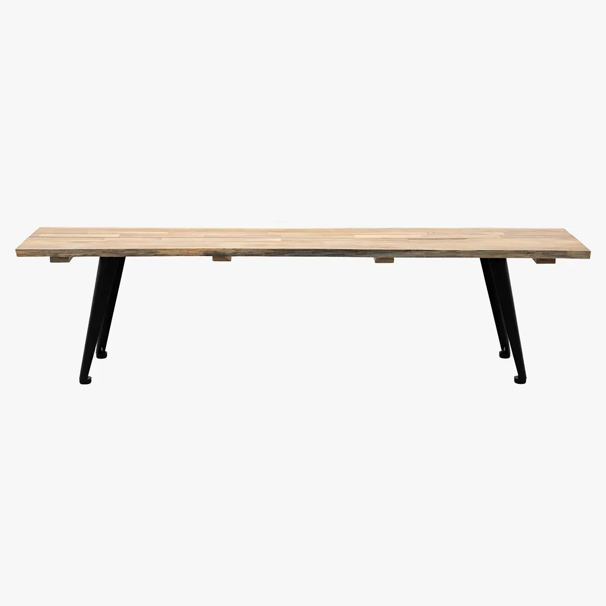 Chinwag Outdoor Dining Bench - Acacia Wood, Metal product