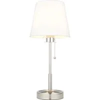 Chives Vintage White Table Light - Nickel alternate view