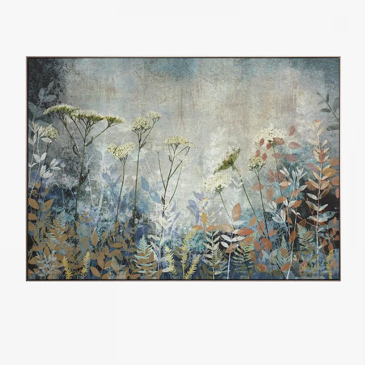 Clarity Framed Canvas Wall Art - Blue product
