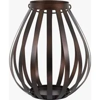 Clarus Large Bulb Lantern - Brown by Perch & Parrow, image 2
