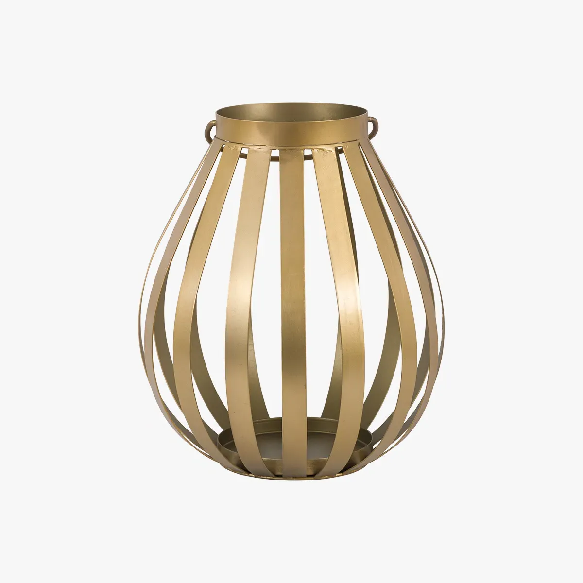 Clarus Small Bulb Lantern - Gold by Perch & Parrow