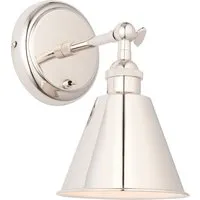 Cone Wall Light - Nickel, Metal alternate view