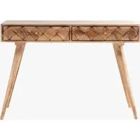 Console Table with Drawers - Brown, Mango Wood alternate view