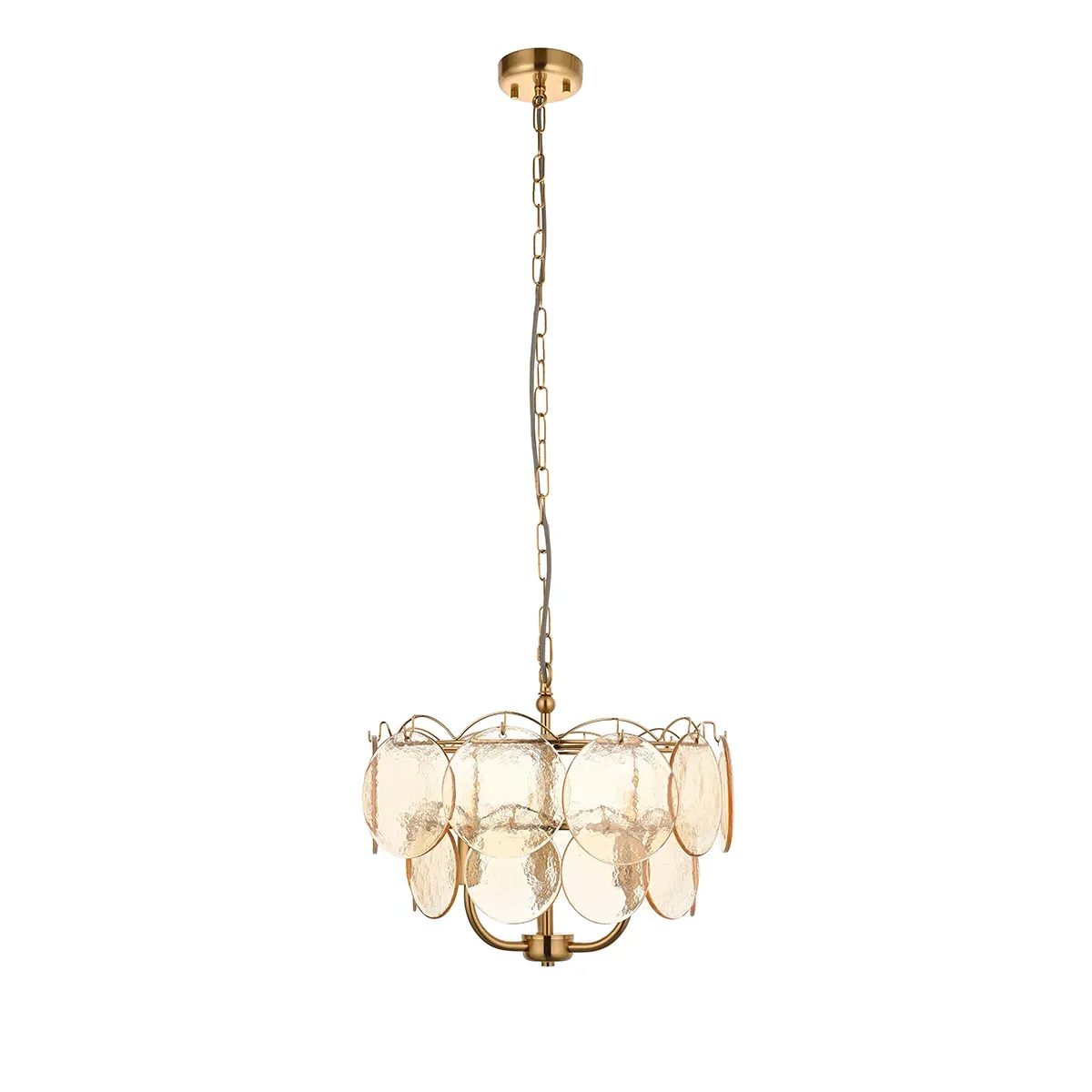 Cordelia Small Pendant Light - Brass, Glass product