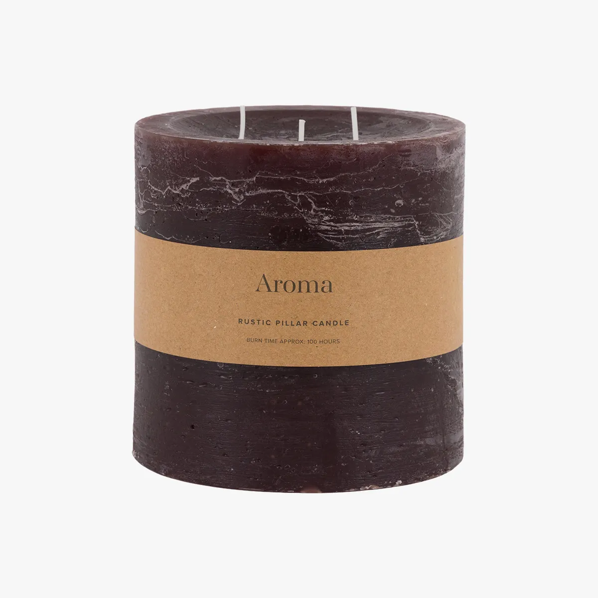 Country Large Pillar Candle - Rustic Espresso by Perch & Parrow