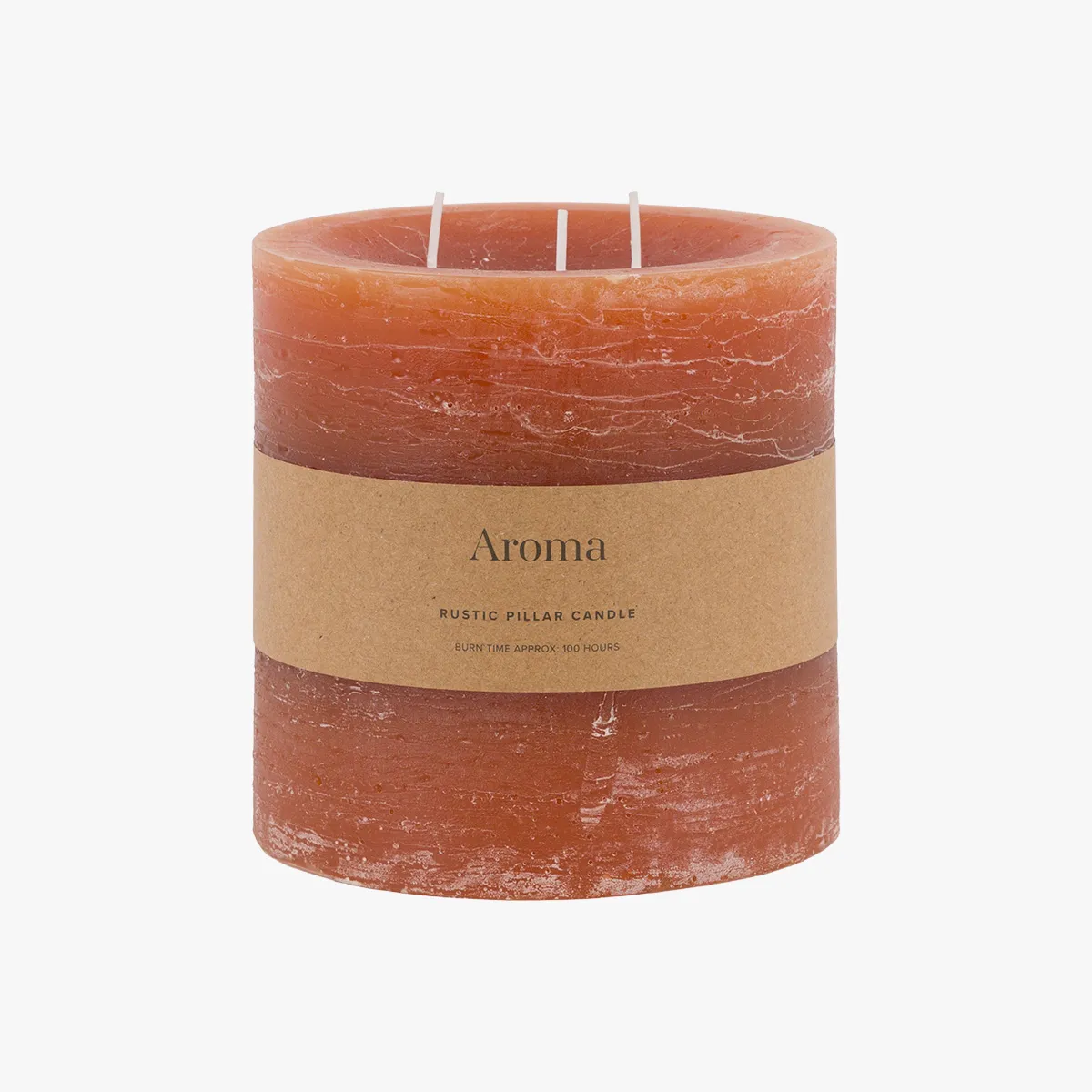 Country Large Pillar Candle - Rustic Tan by Perch & Parrow