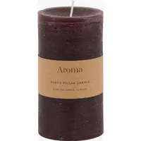 Country Small Pillar Candle Pack of 2 - Rustic Espresso by Perch & Parrow, image 2