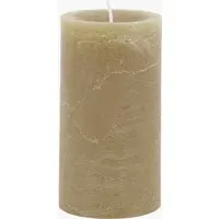 Country Small Pillar Candle Pack of 2 - Rustic Olive alternate view