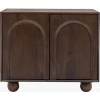 Crescent 2 Door Sideboard - Dark Wood alternate view