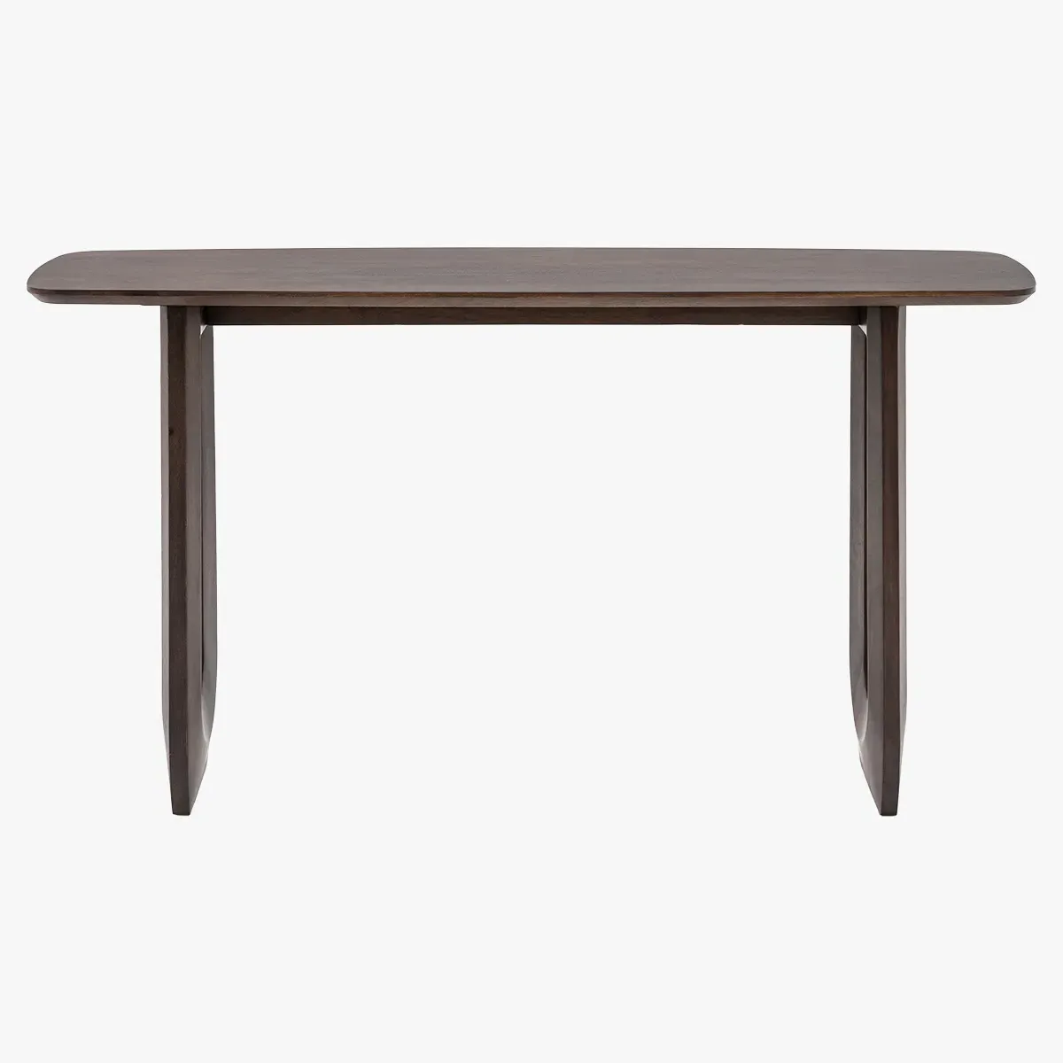 Crescent Console Table - Dark Wood product