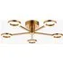 Crest Semi Flush Ceiling Light - Warm Brass by Perch & Parrow, image 3
