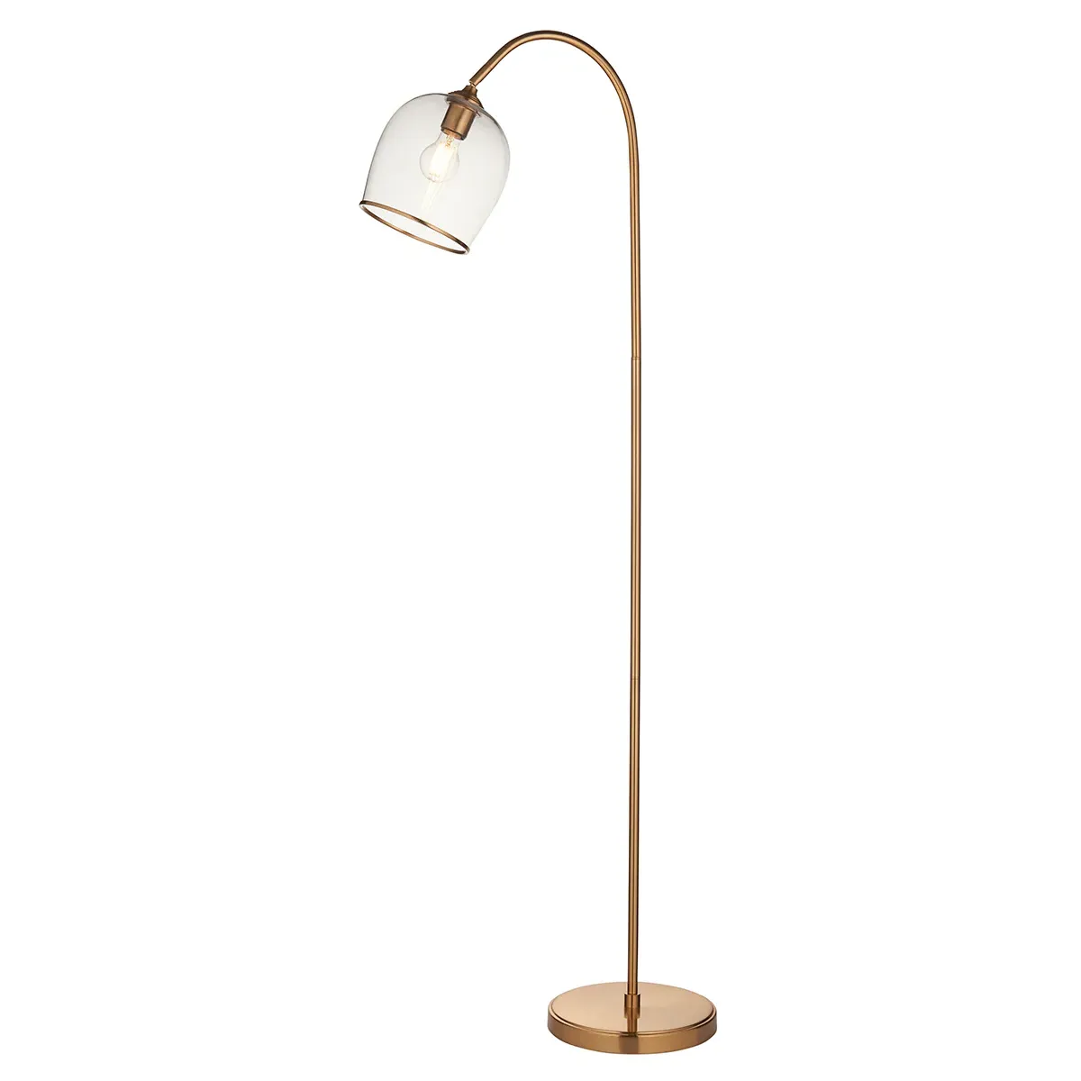 Crocus Floor Light - Brass, Glass product