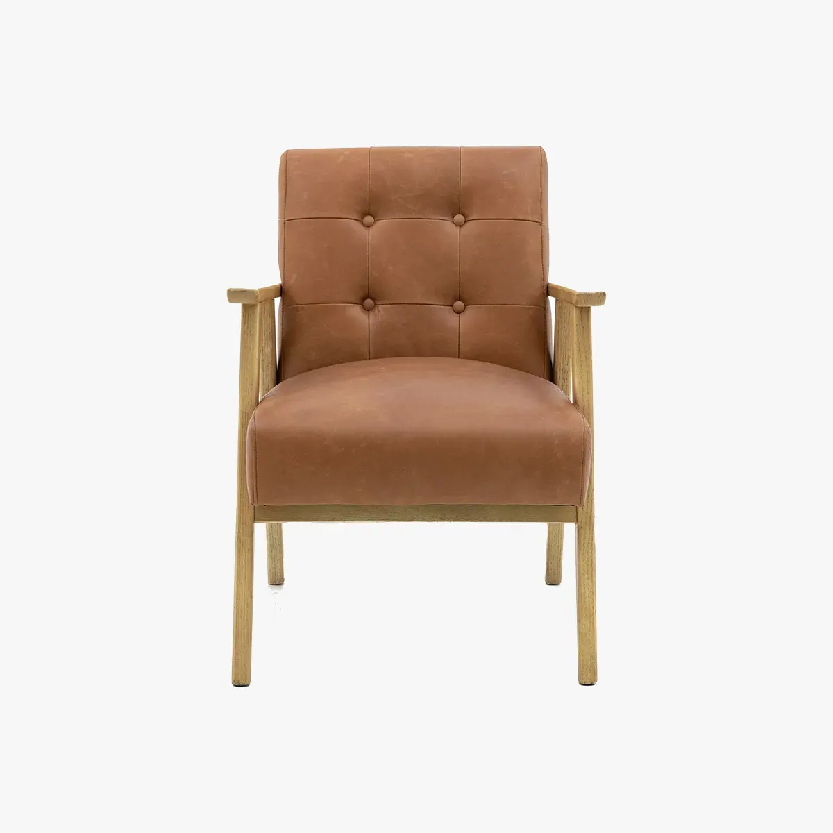 Dalton Armchair - Antique Brown, Leather product