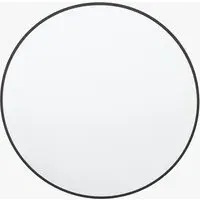 Dapper Round Mirror - Black alternate view