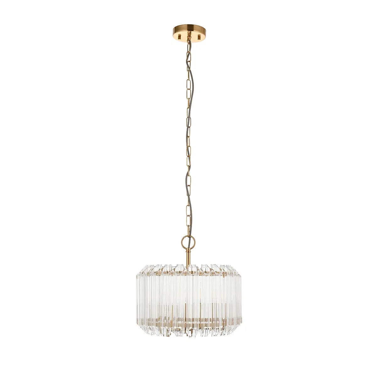 Darcy 3-Light Pendant - Brushed Aged Brass product