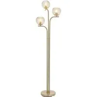 Dillian 3-Light Floor Lamp - Gold, Glass alternate view