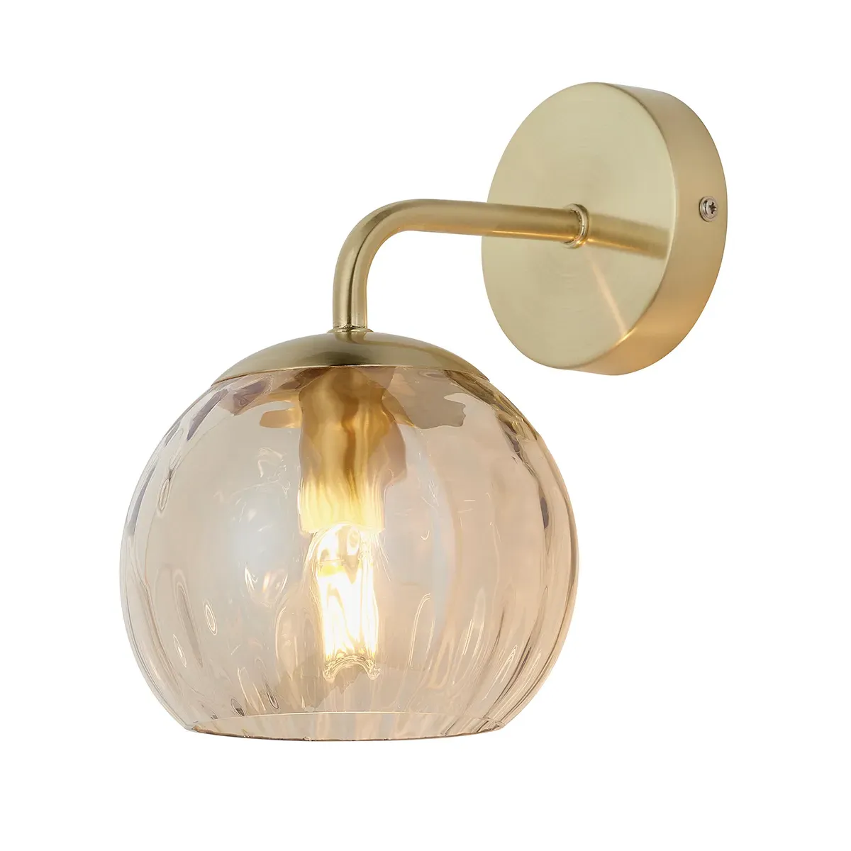 Dillian Wall Light - Gold, Glass product