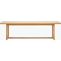 Dining Bench - Natural, Solid Oak alternate view
