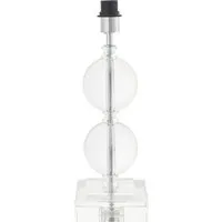 Double Bubble Table Lamp - Clear, Crystal Glass alternate view