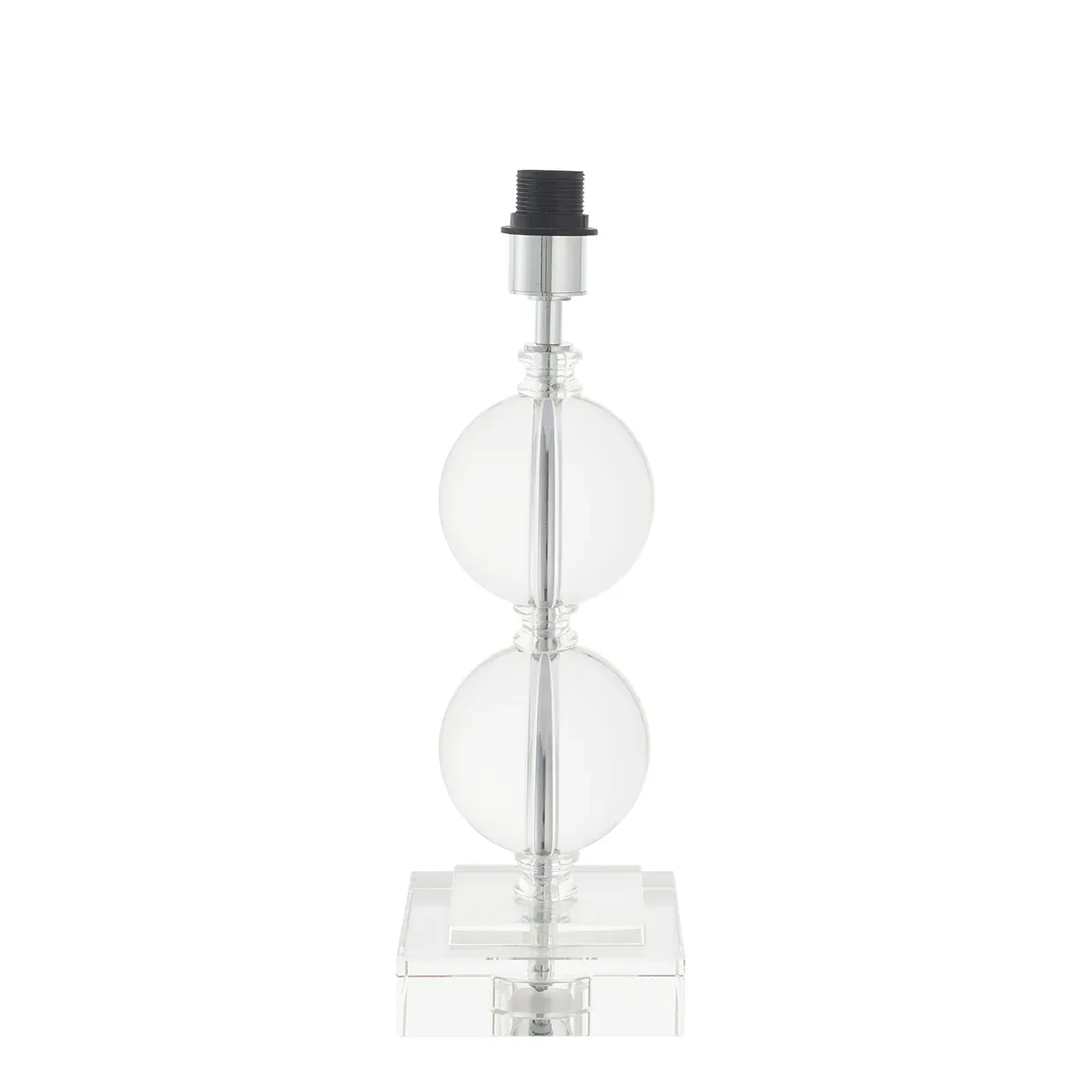 Double Bubble Table Lamp - Clear, Crystal Glass product