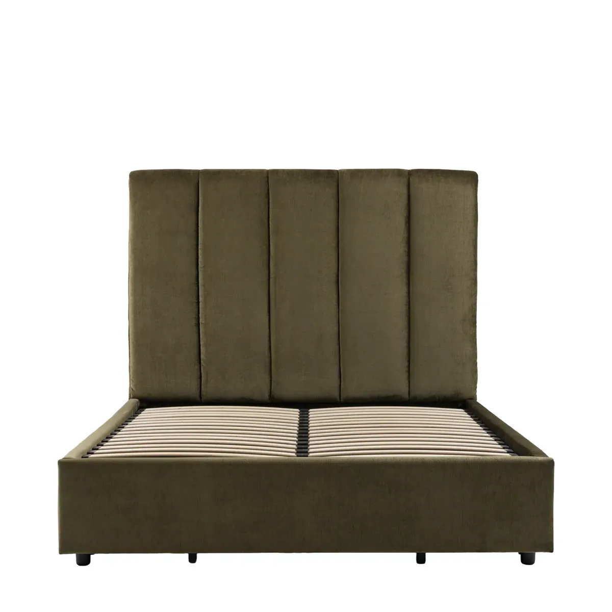 Dozer Super King Ottoman Bed - Green, Velour product