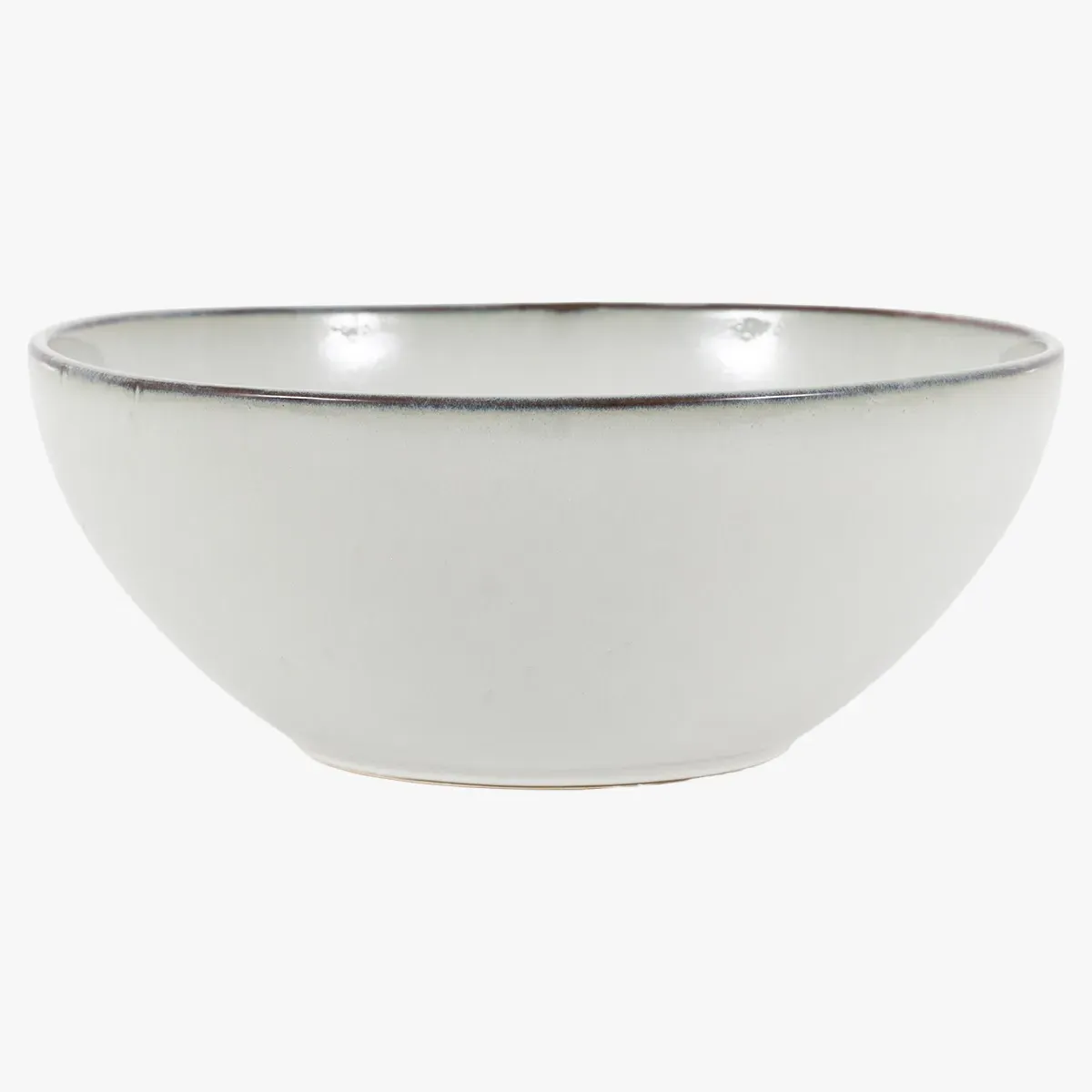 Dusk Glaze Salad Serving Bowl - Grey product
