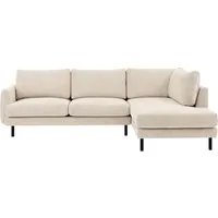 Dwell 4-Seater Right Hand Chaise Sofa - Cream by Perch & Parrow, image 2