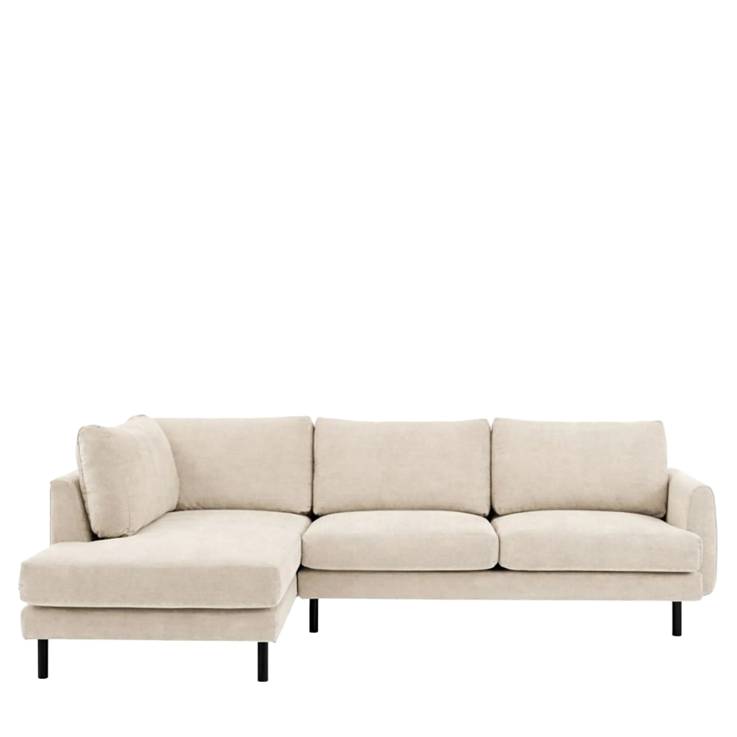 Dwell 4-Seater Right Hand Chaise Sofa - Cream by Perch & Parrow