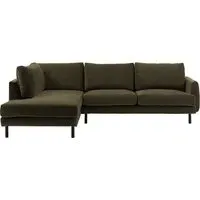 Dwell 4-Seater Right Hand Chaise Sofa - Olive by Perch & Parrow, image 2