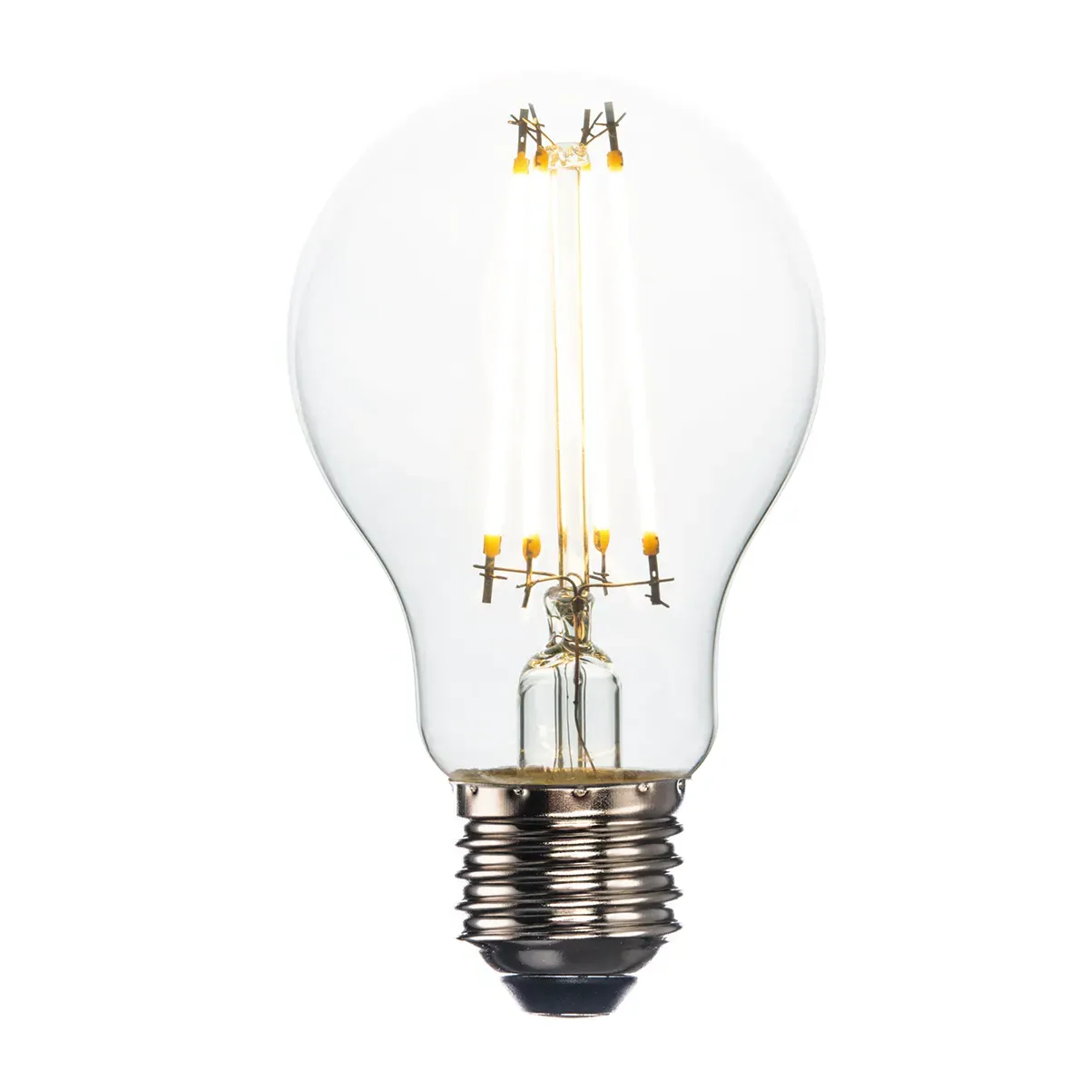 E27 LED Filament GLS Bulb Non-Dimmable - Glass, Bright Nickel product