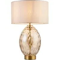 Elodie Table Lamp - Champagne, Tinted Glass alternate view