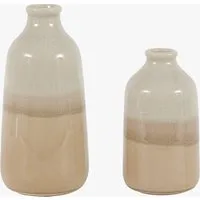 Ennis Crackle Glaze Bud Vases Set of 2 - Ceramic by Perch & Parrow, alternate view