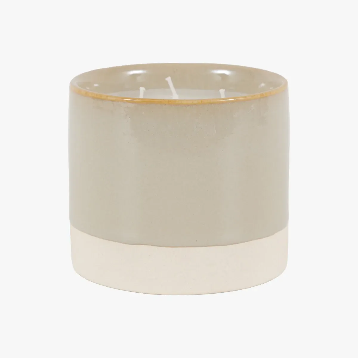 Essence Ceramic 3 Wick Candle - Natural by Perch & Parrow