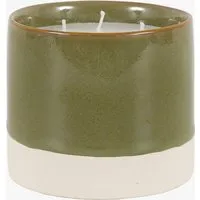 Essence Ceramic 3 Wick Candle - Olive by Perch & Parrow, image 2