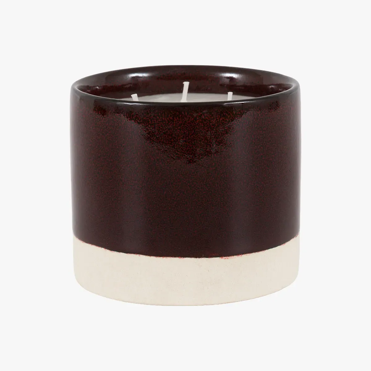 Essence Ceramic 3 Wick Candle - Oxblood by Perch & Parrow