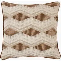 Evora Jacquard Cushion - Rust by Perch & Parrow, alternate view