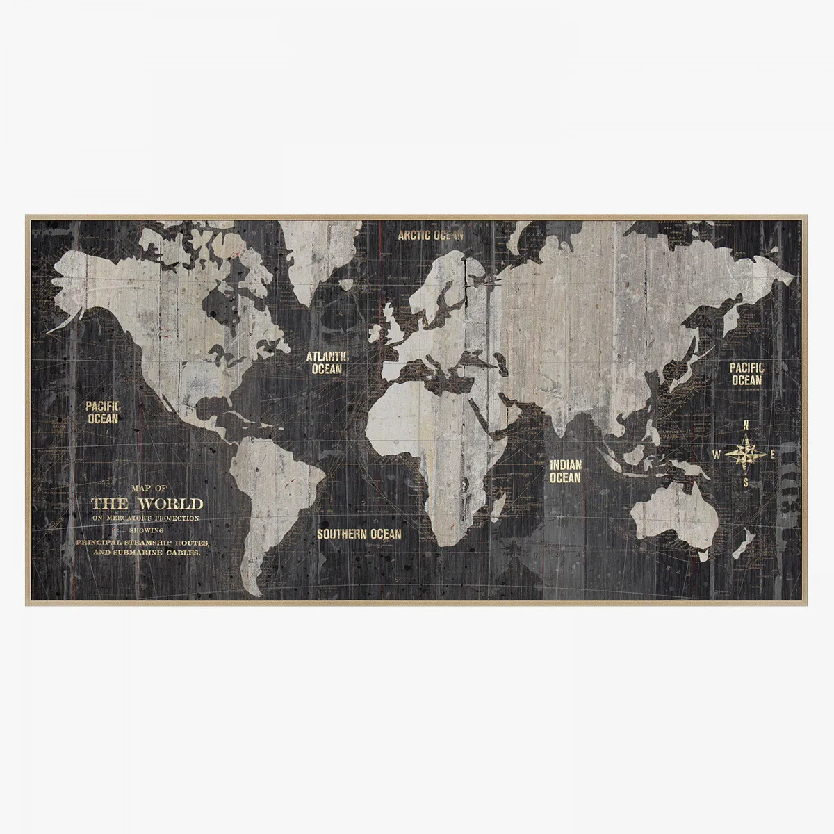 Explorer Framed Canvas Wall Art product