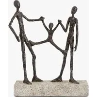Family Sculpture with Stone Base - Bronze, Resin alternate view